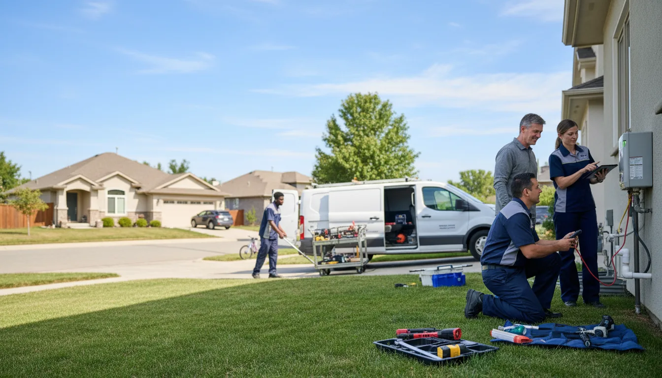 Tankless water heater service in West Point, TX